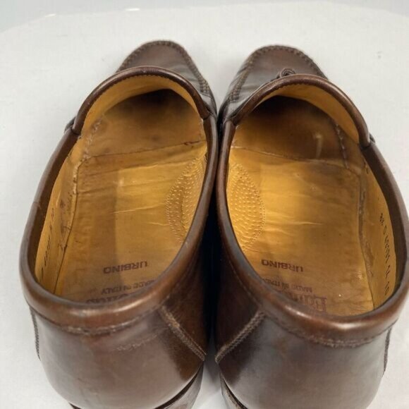 Allen Edmonds Urbino Moccasins Loafers Shoes Men SZ 8.1/2 Brown Calfskin Tassel main image 7